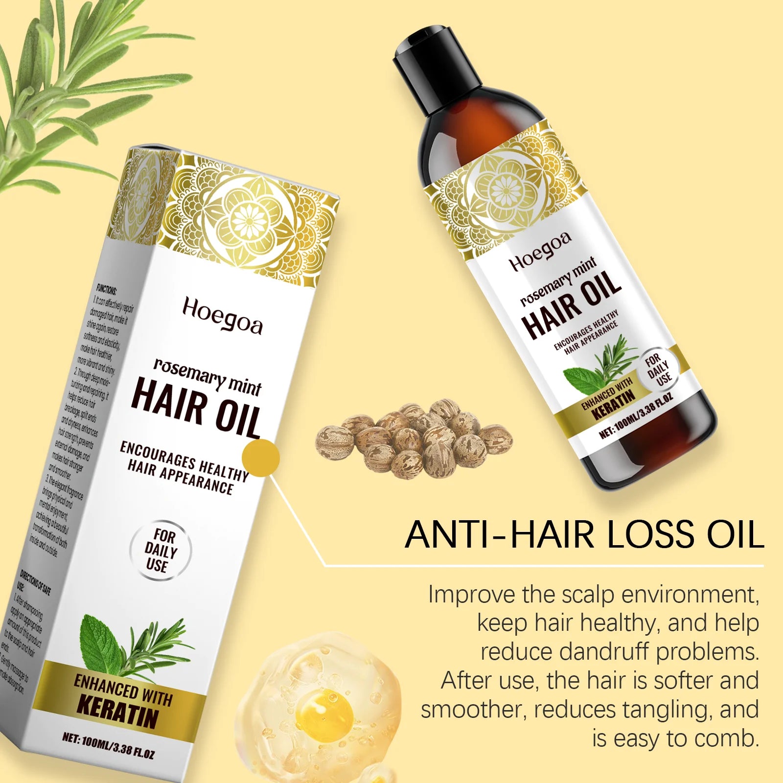 Hoegoa Rosemary Hair Care Oil