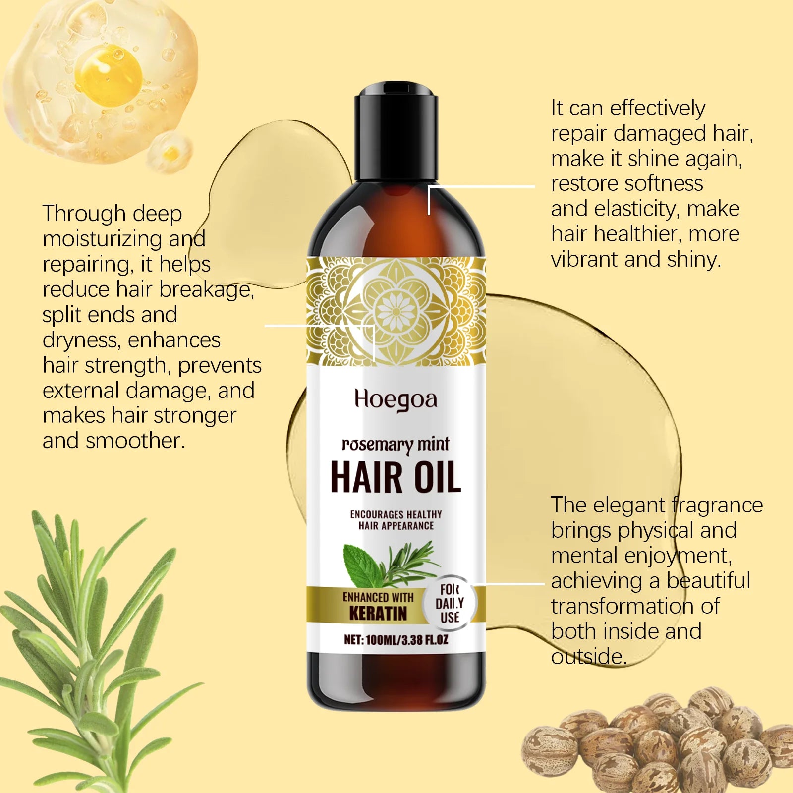 Hoegoa Rosemary Hair Care Oil