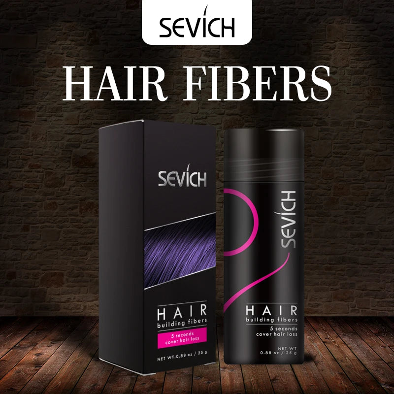 SEVICH Hair Building Fibers – 25g Keratin Thickening Powder