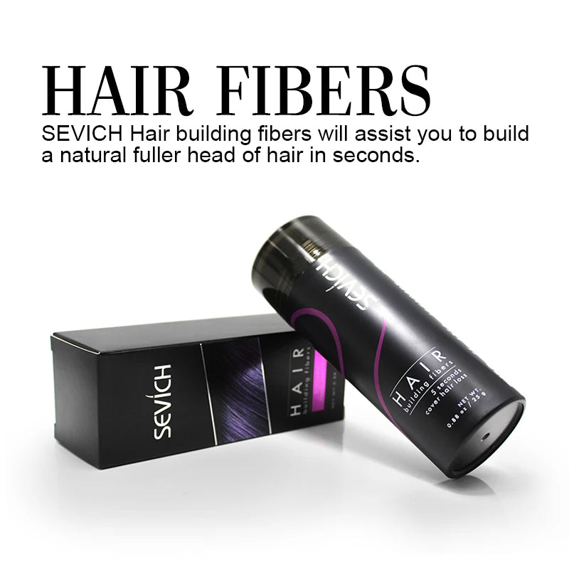 SEVICH Hair Building Fibers – 25g Keratin Thickening Powder