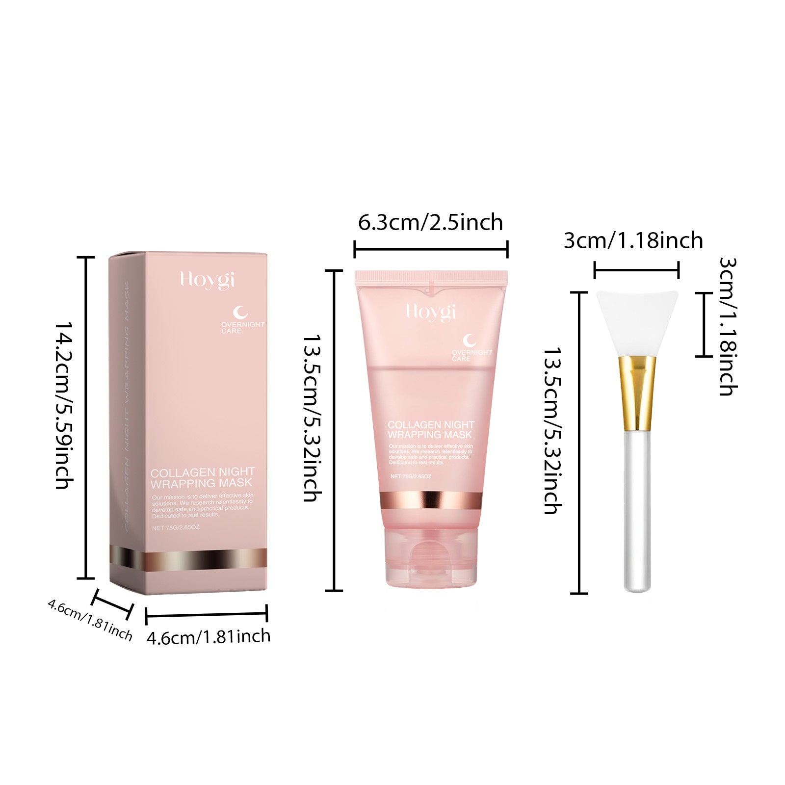 Collagen Overnight Wrapping Peel Off Facial Mask Set