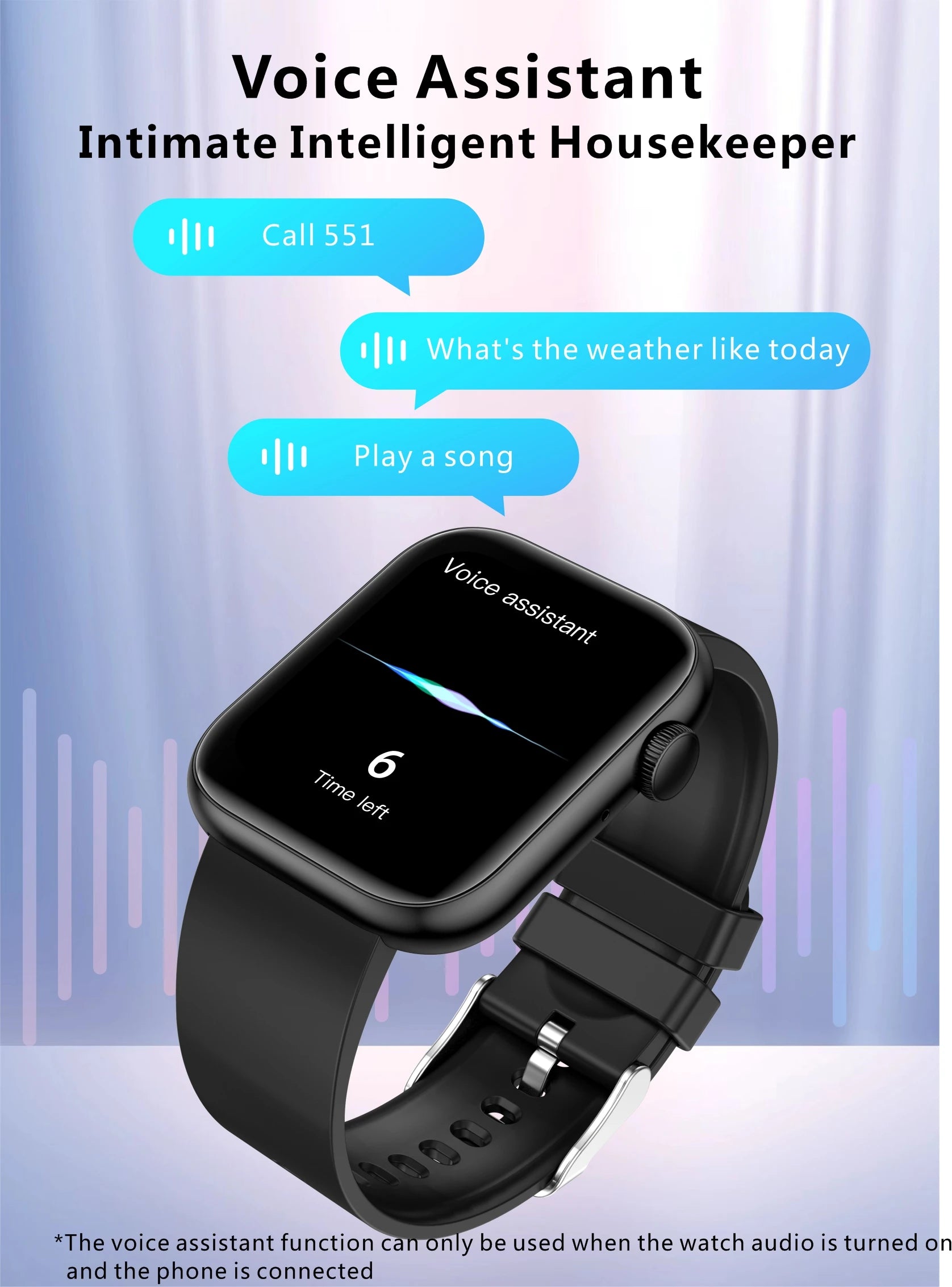 LIGE 2025 Smart Watch – Wireless Charging & Bluetooth Calls
