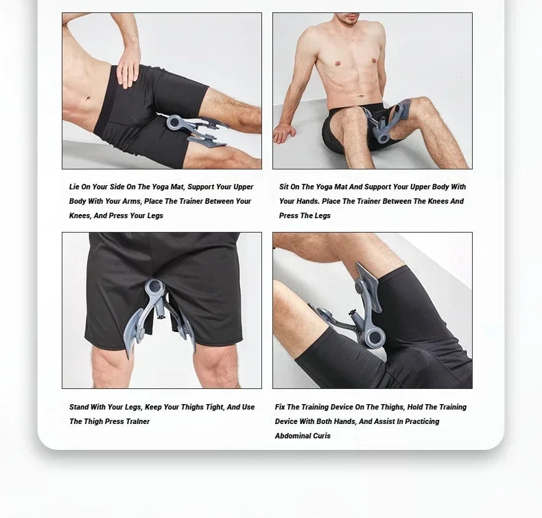 Pelvic Muscle & Glute Trainer – Home Fitness Exercise Equipment