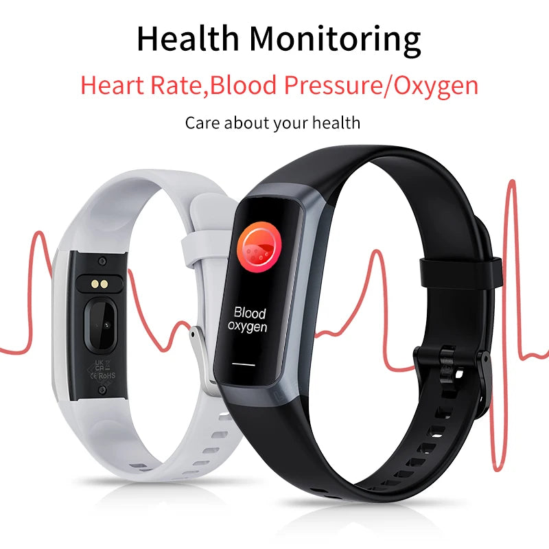 LIGE AMOLED Smart Watch – Heart Rate & Waterproof Fitness Tracker