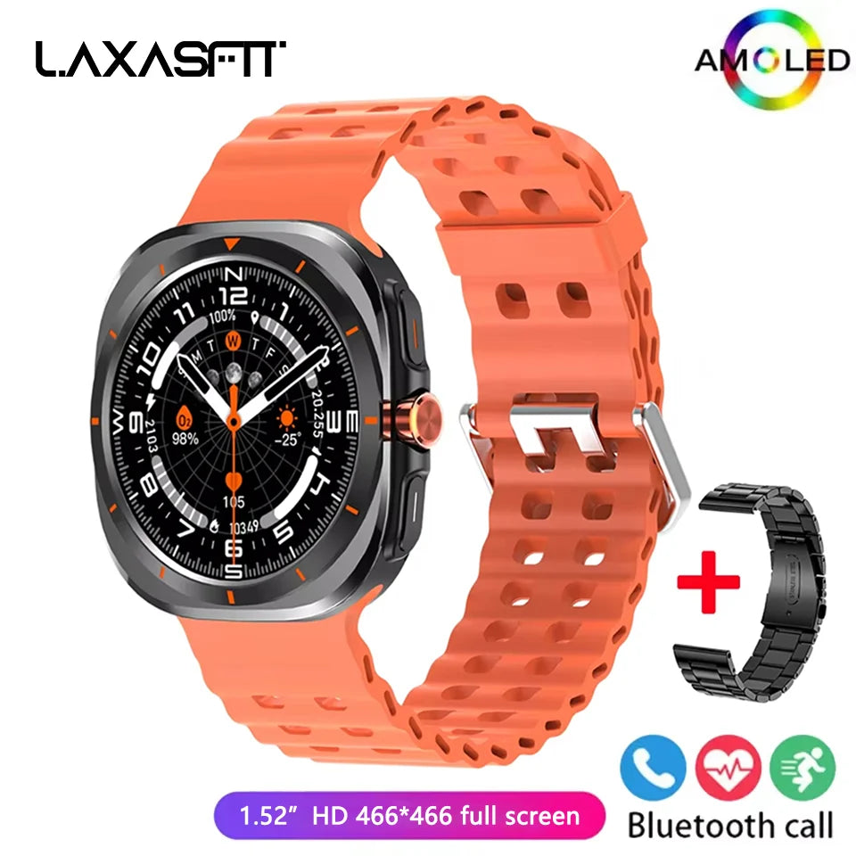 LAXASFIT GT7 Ultra Smartwatch – 1.52" AMOLED Bluetooth Sports Watch
