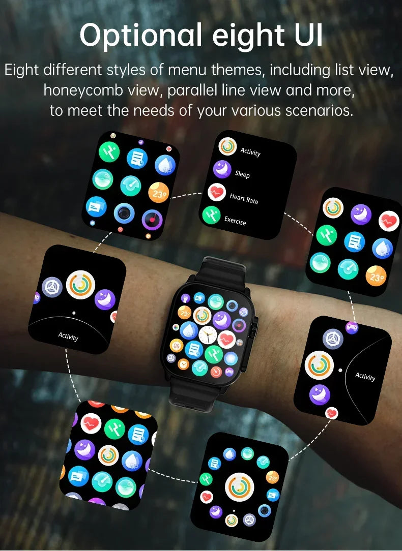 T900 Ultra 2 Smart Watch – 2.3" AMOLED NFC Waterproof
