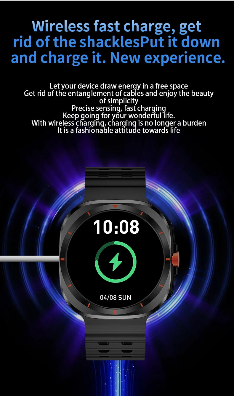 LAXASFIT GT7 Ultra Smartwatch – 1.52" AMOLED Bluetooth Sports Watch