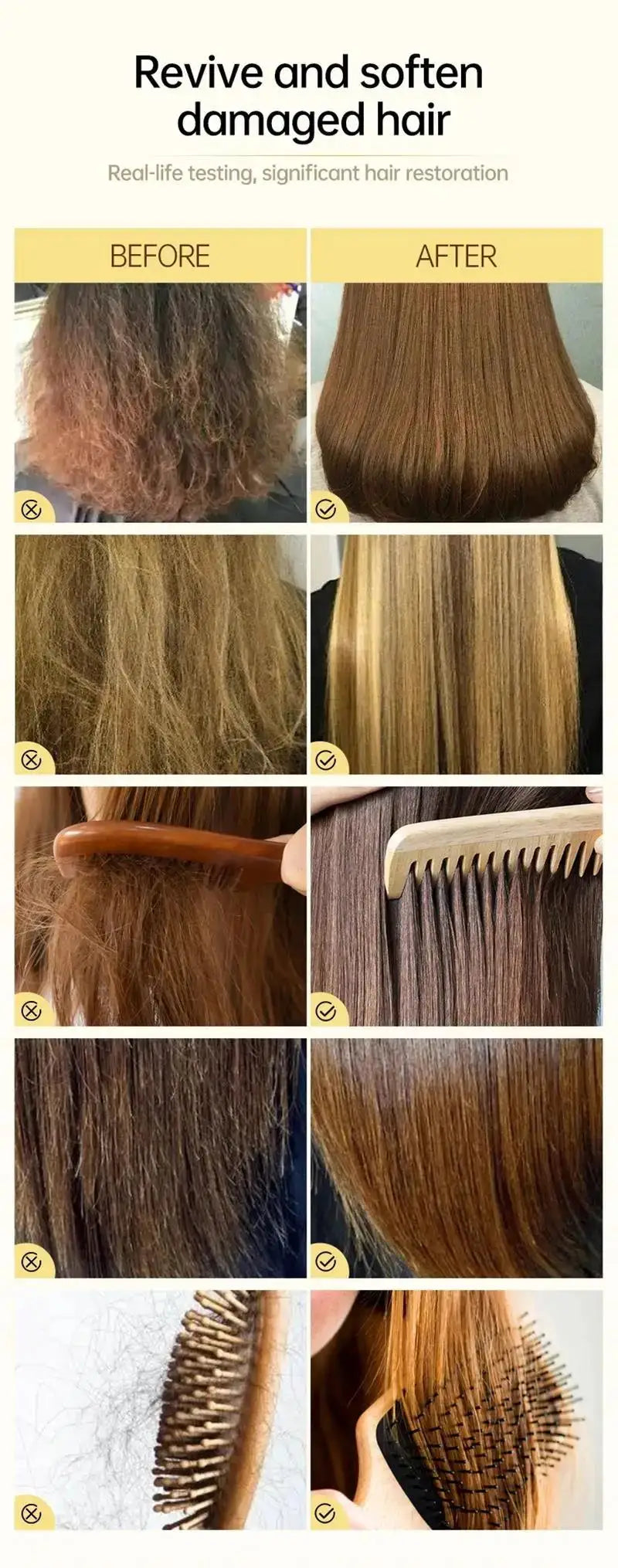 Keratin Hair Mask – 5s Repair & Hyaluronic Acid Deep Conditioner