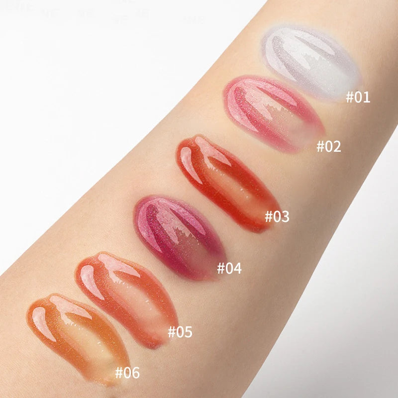 MAGIC CASA Jelly Lip Oil Set – 6pcs Plumping & Hydrating Gloss