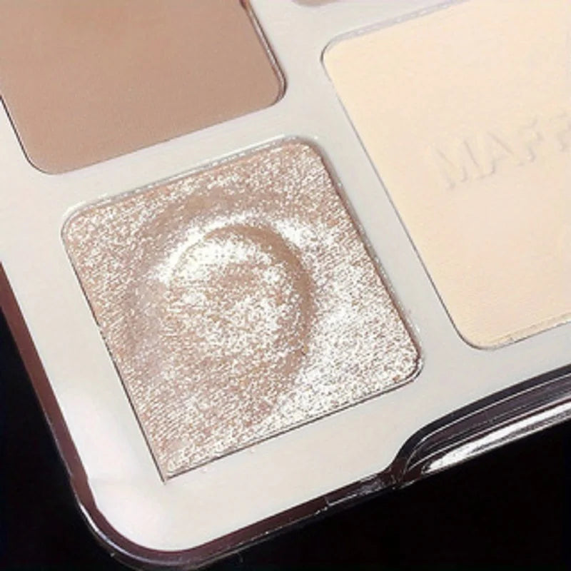 Natural Face Powder Palette – Contour, Bronzer, Highlighter & Blush