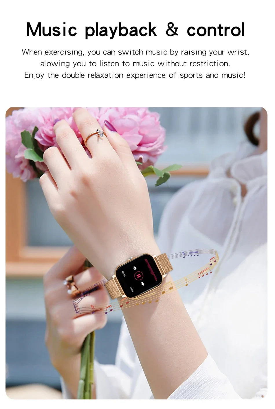 Smart Watch – 1.44" Color Screen with Bluetooth & Health Monitoring