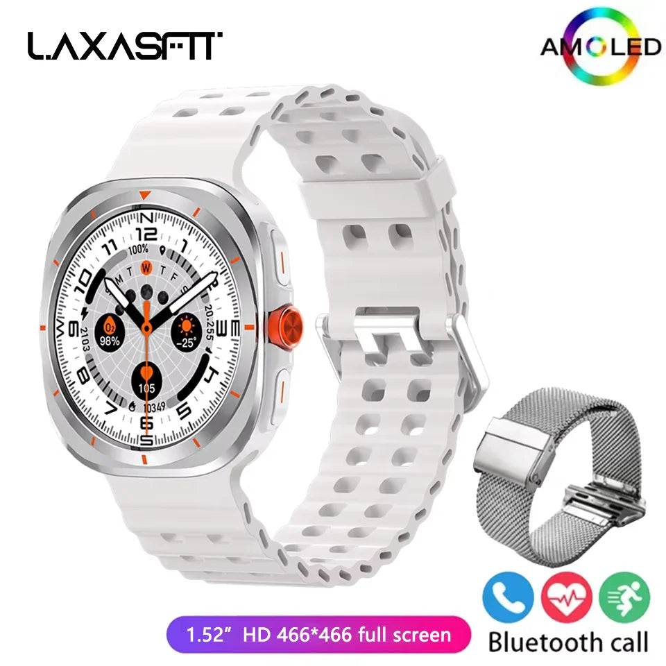 LAXASFIT GT7 Ultra Smartwatch – 1.52" AMOLED Bluetooth Sports Watch