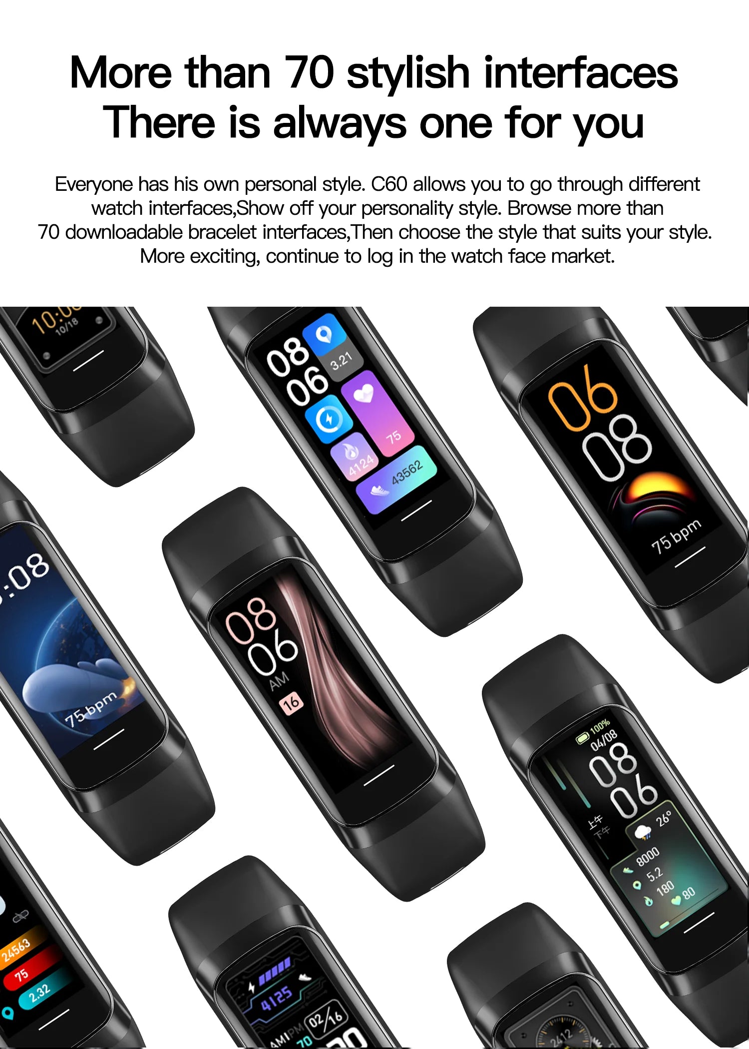 LIGE AMOLED Smart Watch – Heart Rate & Waterproof Fitness Tracker