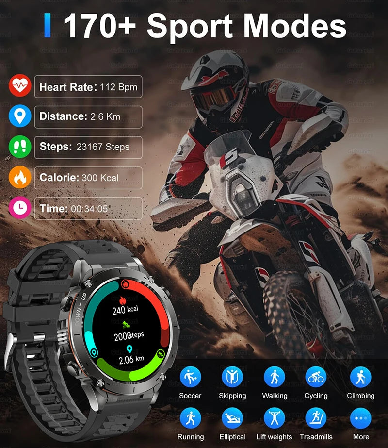 2025 Xiaomi Ultra GPS Smart Watch – 10ATM Waterproof Sports Watch
