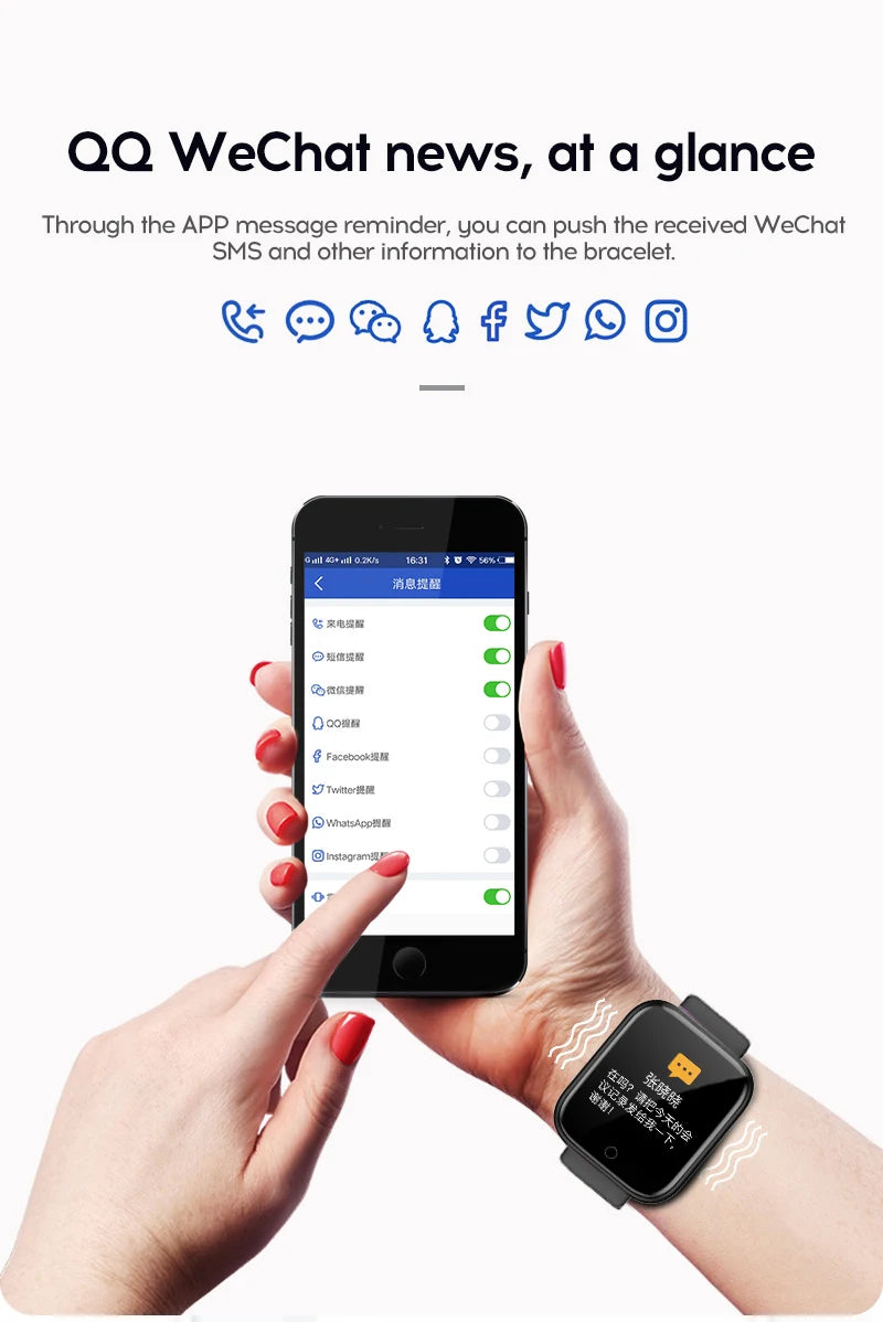 Y68/D20 Multifunctional Smart Watch for Men & Women