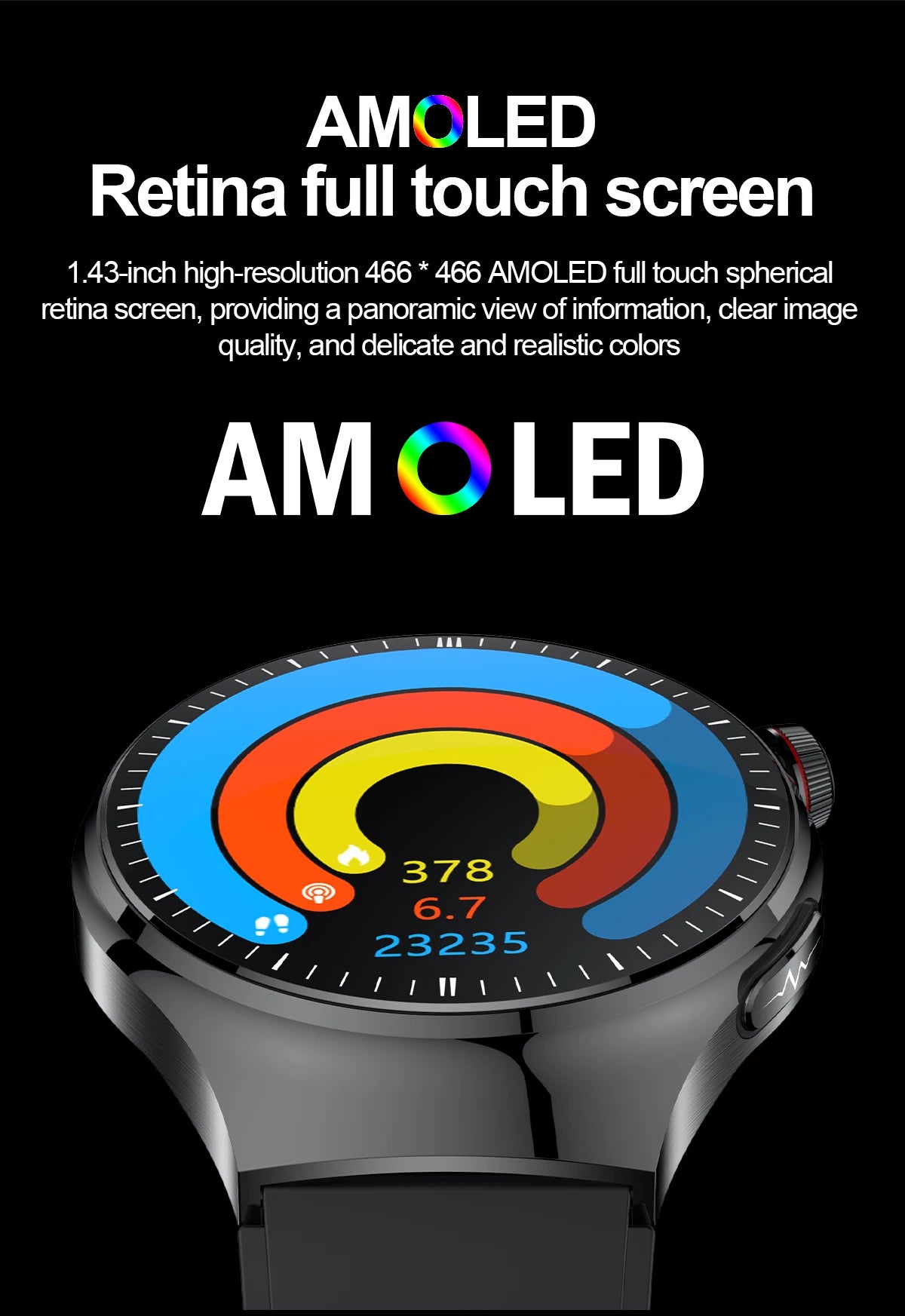 2025 Nursing Grade Smart Watch – Health Monitoring & Bluetooth Call