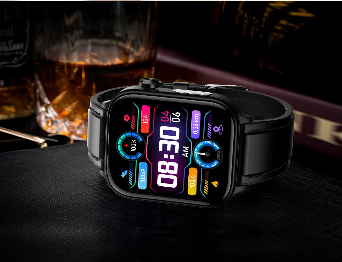 2025 ECG+PPG Smart Watch – Blood Pressure & Health Tracker