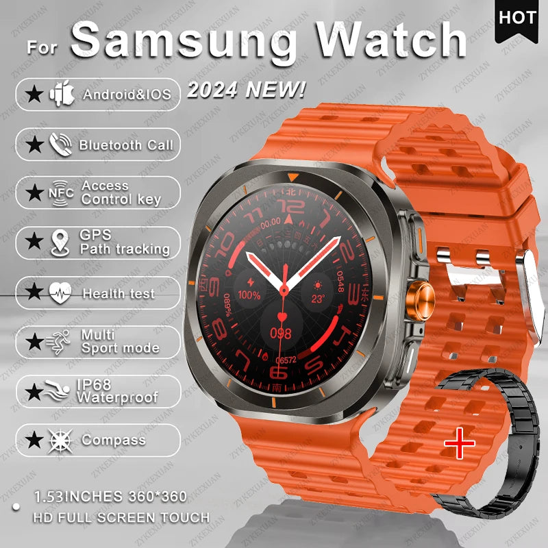 2025 Samsung Galaxy Watch 7 Ultra – AMOLED GPS Smartwatch