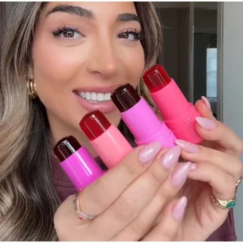 3-in-1 Milk Jelly Tint – Blush, Lipstick & Contour Wand