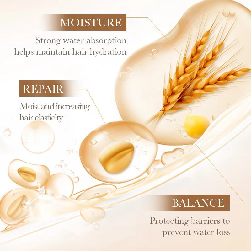 BIOAQUA Rice Milk Hair Mask – 5s Repair & Anti-Frizz Care