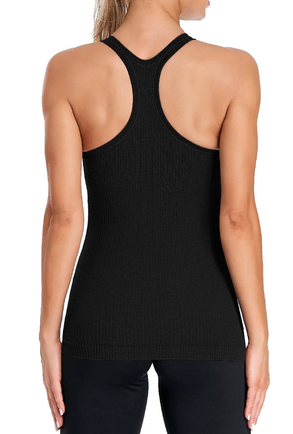 Attraco Women’s Racerback Camisole – Built-In Shelf Bra Tank Top