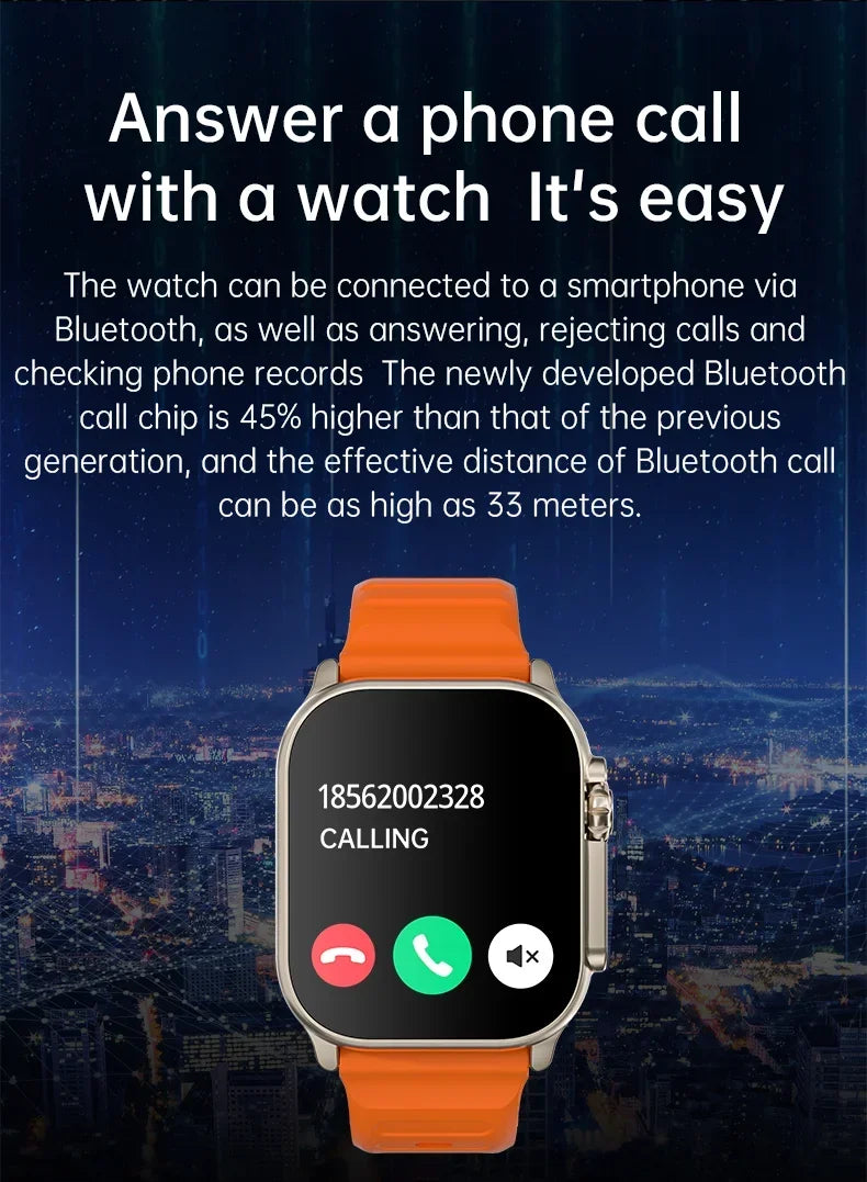 T900 Ultra 2 Smart Watch – 2.3" AMOLED NFC Waterproof