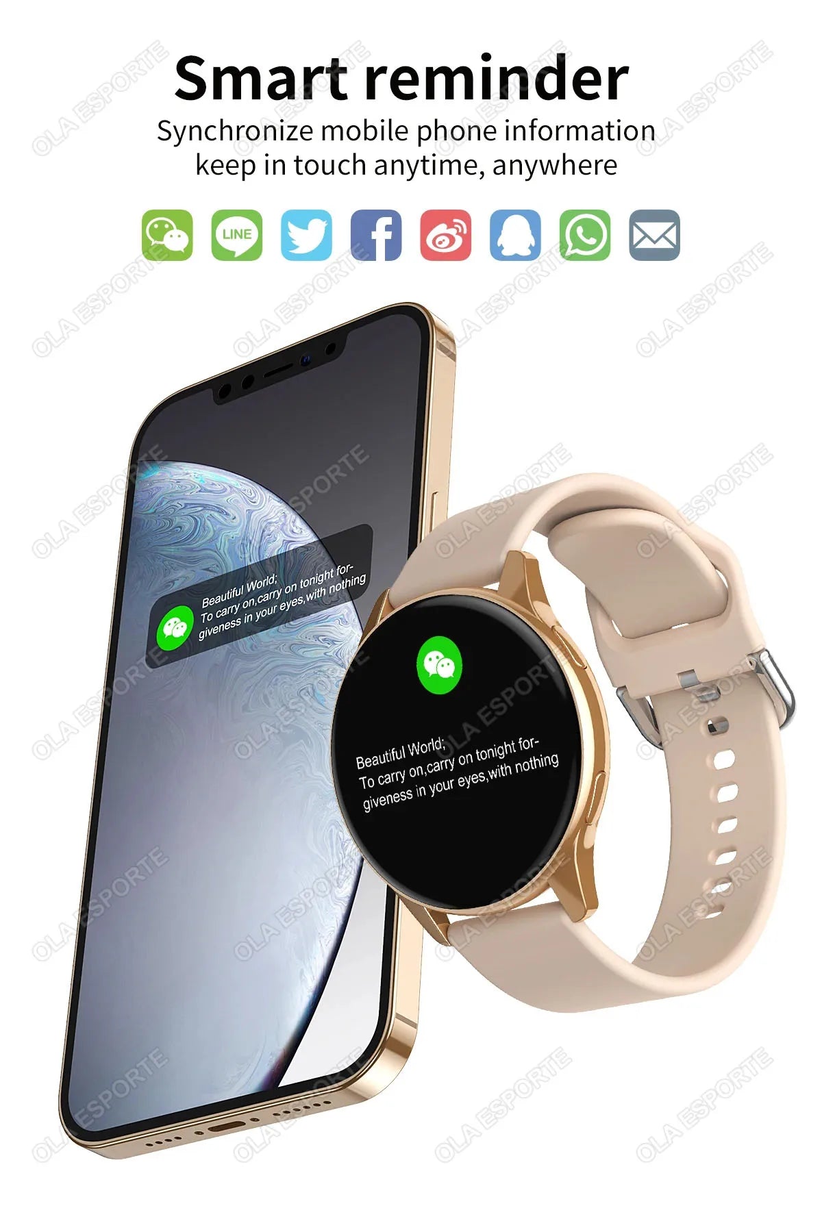 2025 Women’s Smart Watch – Bluetooth Call & Heart Rate Tracker