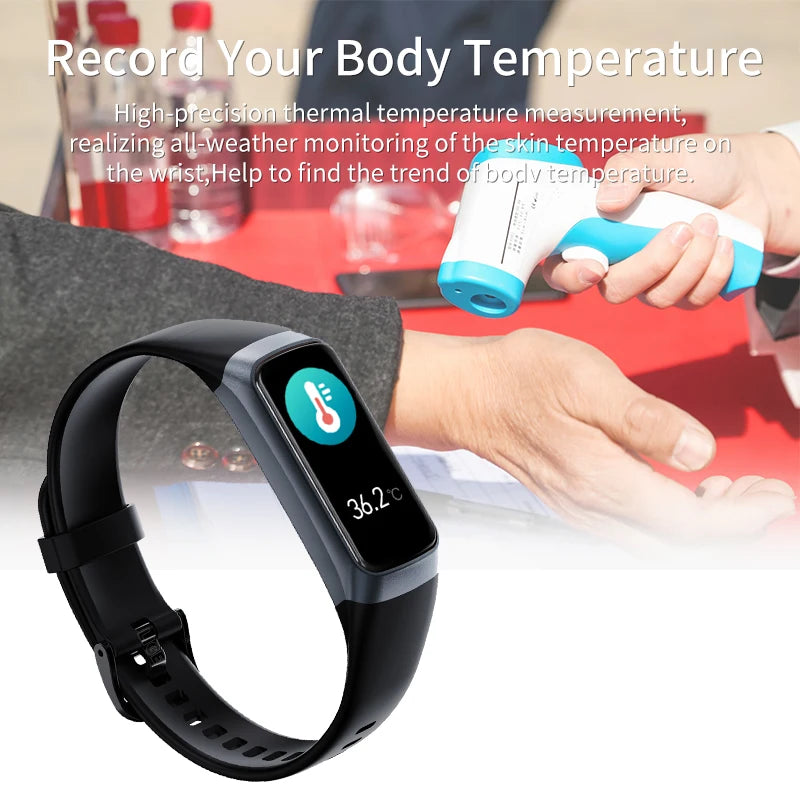 LIGE AMOLED Smart Watch – Heart Rate & Waterproof Fitness Tracker