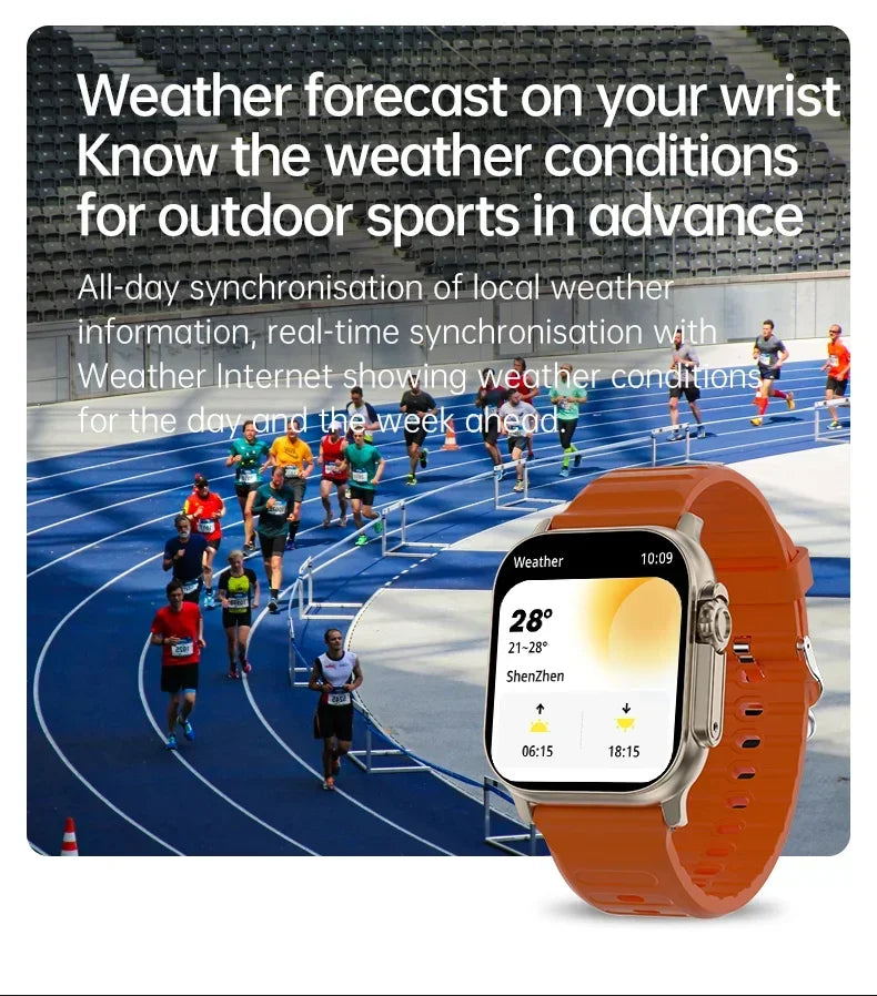 T900 Ultra 2 Smart Watch – 2.3" AMOLED NFC Waterproof