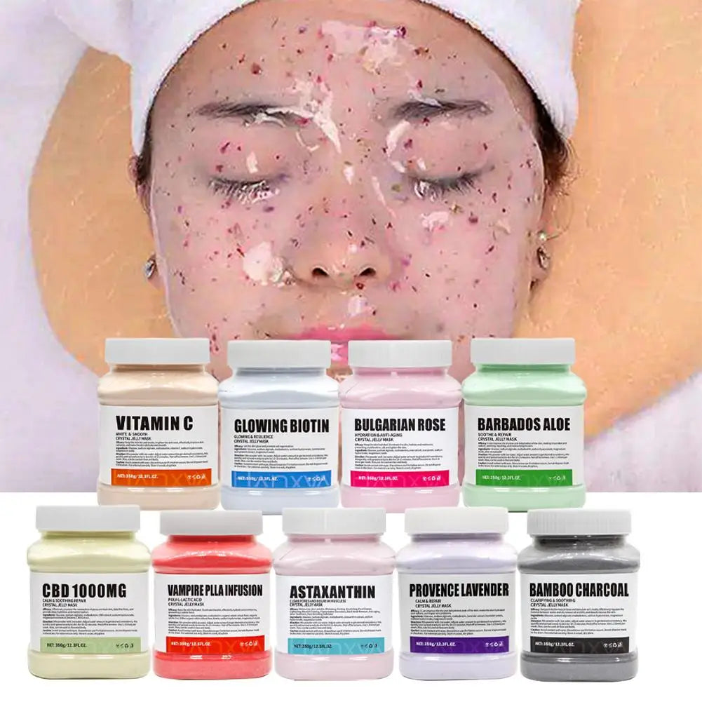 Professional Rose Jelly Mask – Hydrating Peel Off Face Mask Powder