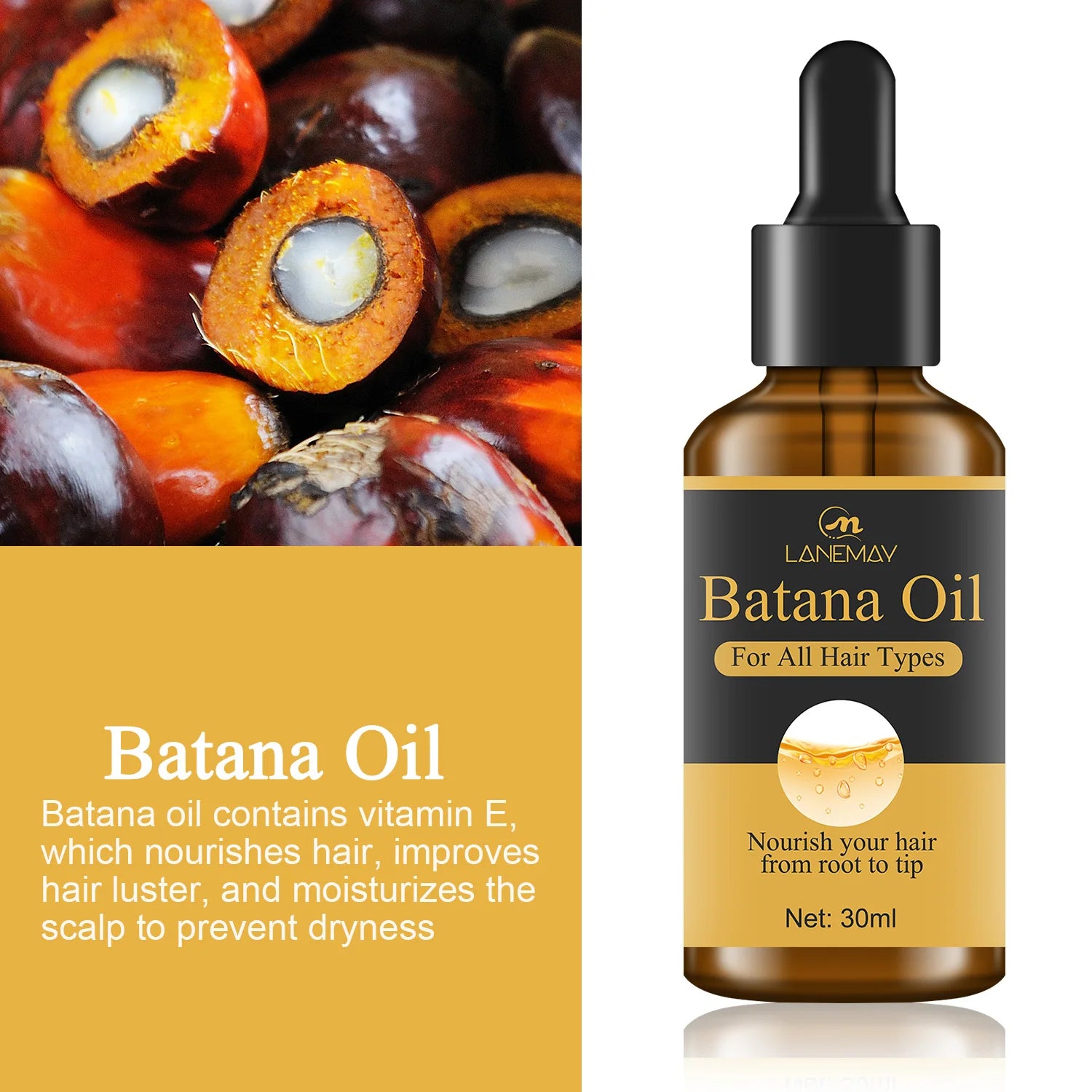 7 Days Batana Hair Growth Serum – Anti-Loss & Repair Treatment
