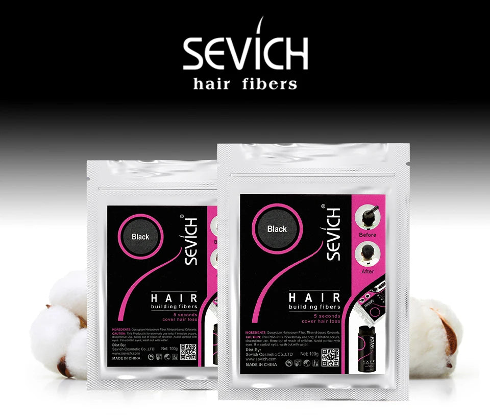 SEVICH Keratin Hair Fiber – 100g Thickening & Hair Loss Concealer