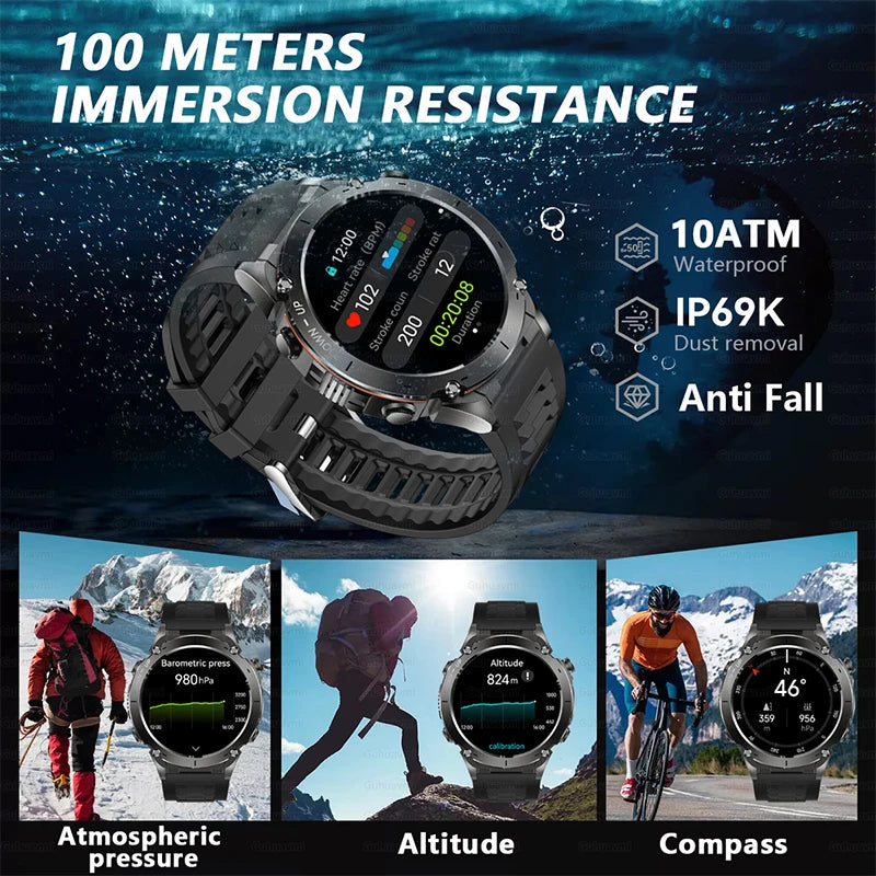 2025 Xiaomi Ultra GPS Smart Watch – 10ATM Waterproof Sports Watch