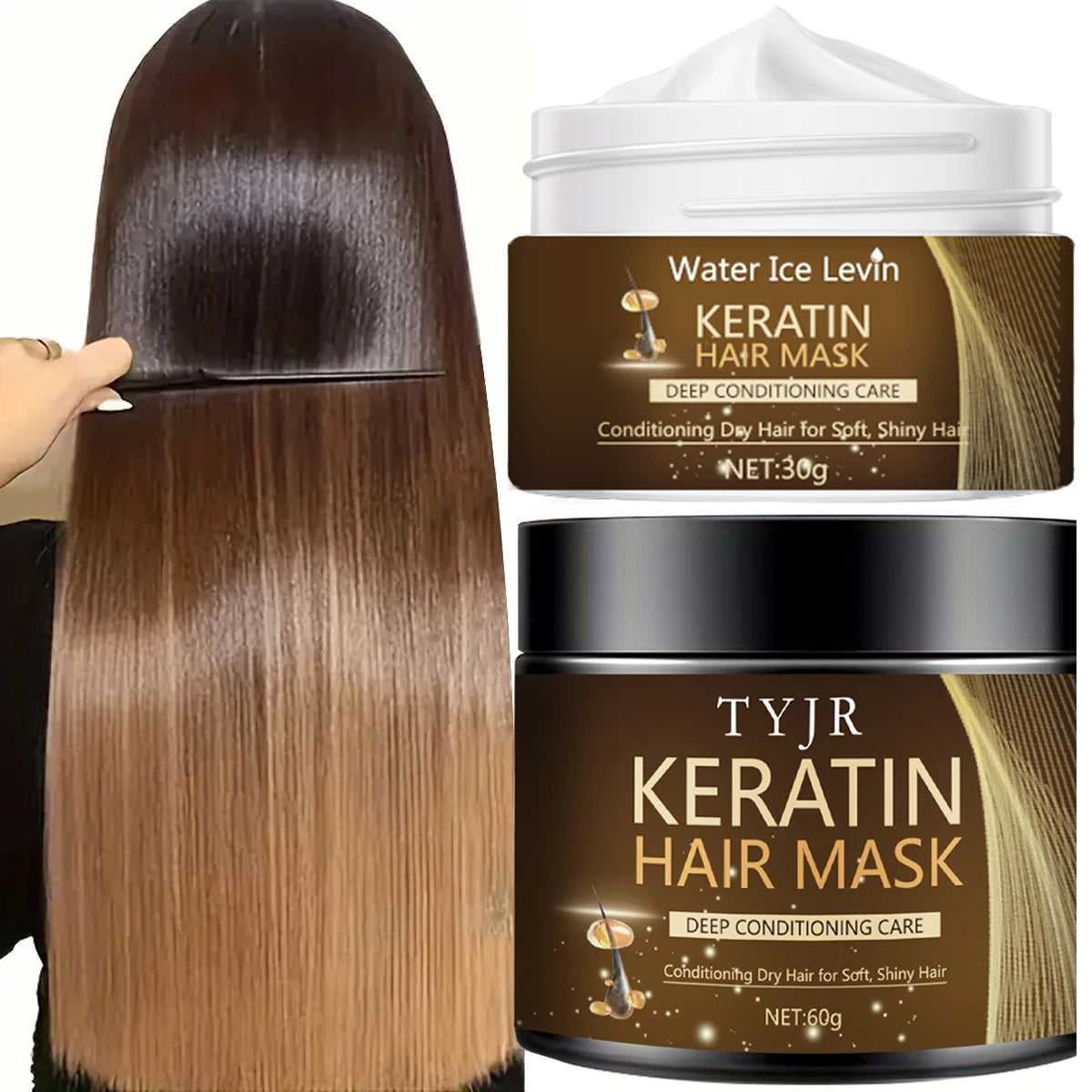 Keratin Magic Hair Mask – Protein Repair & Straightening Cream