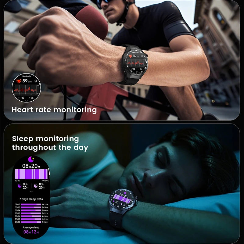 2025 Smart Watch – AMOLED Screen with GPS & Bluetooth Calls