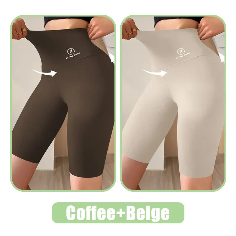 Women’s High Waist Sports Shorts – Push-Up Gym & Yoga Shorts