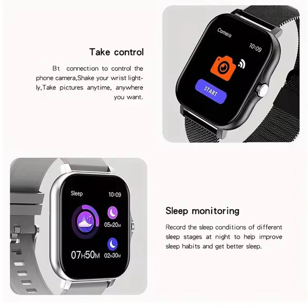 Smart Watch – 1.44" Color Screen with Bluetooth & Health Monitoring