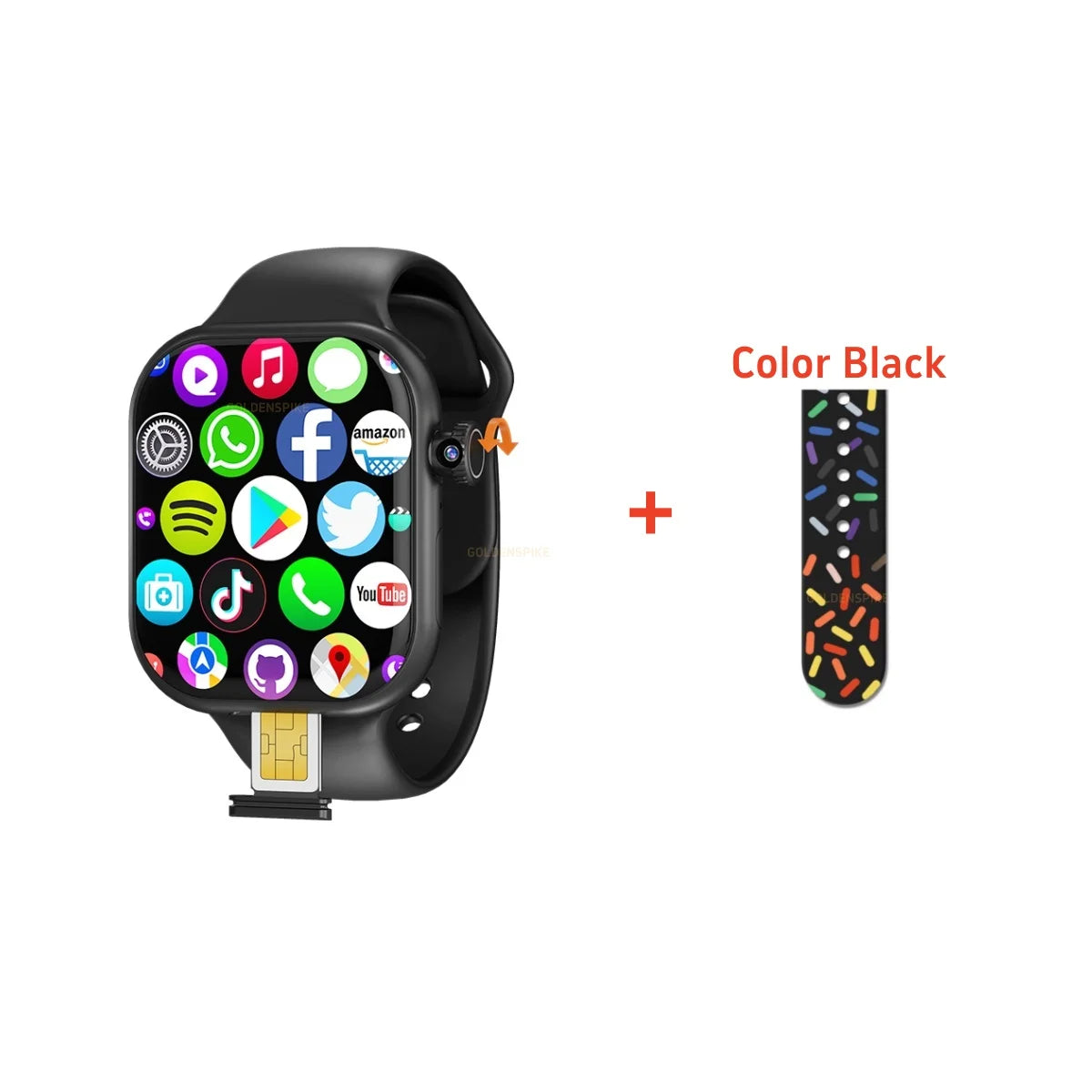 VP29 5G Android Smartwatch – 2.29" AMOLED with 8MP Rotary Camera