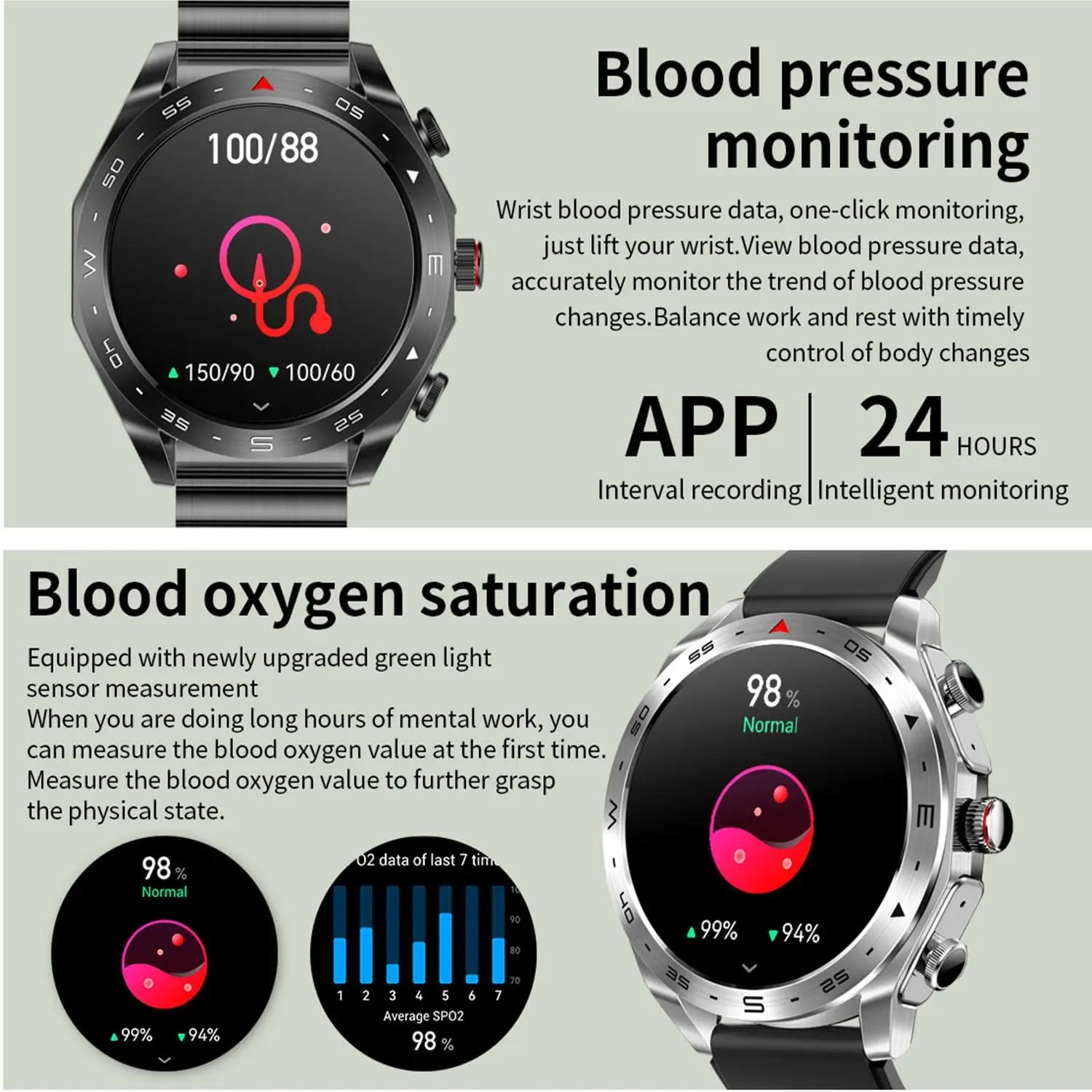 2024 Smart Watch with TWS Earphones – Bluetooth Call & HIFI 9D Sound