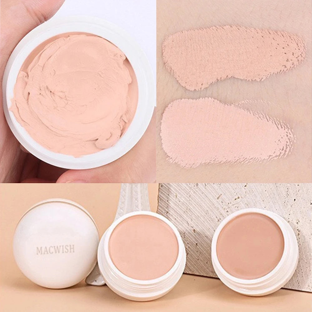 High Coverage Concealer & Foundation Cream – Waterproof BB Base