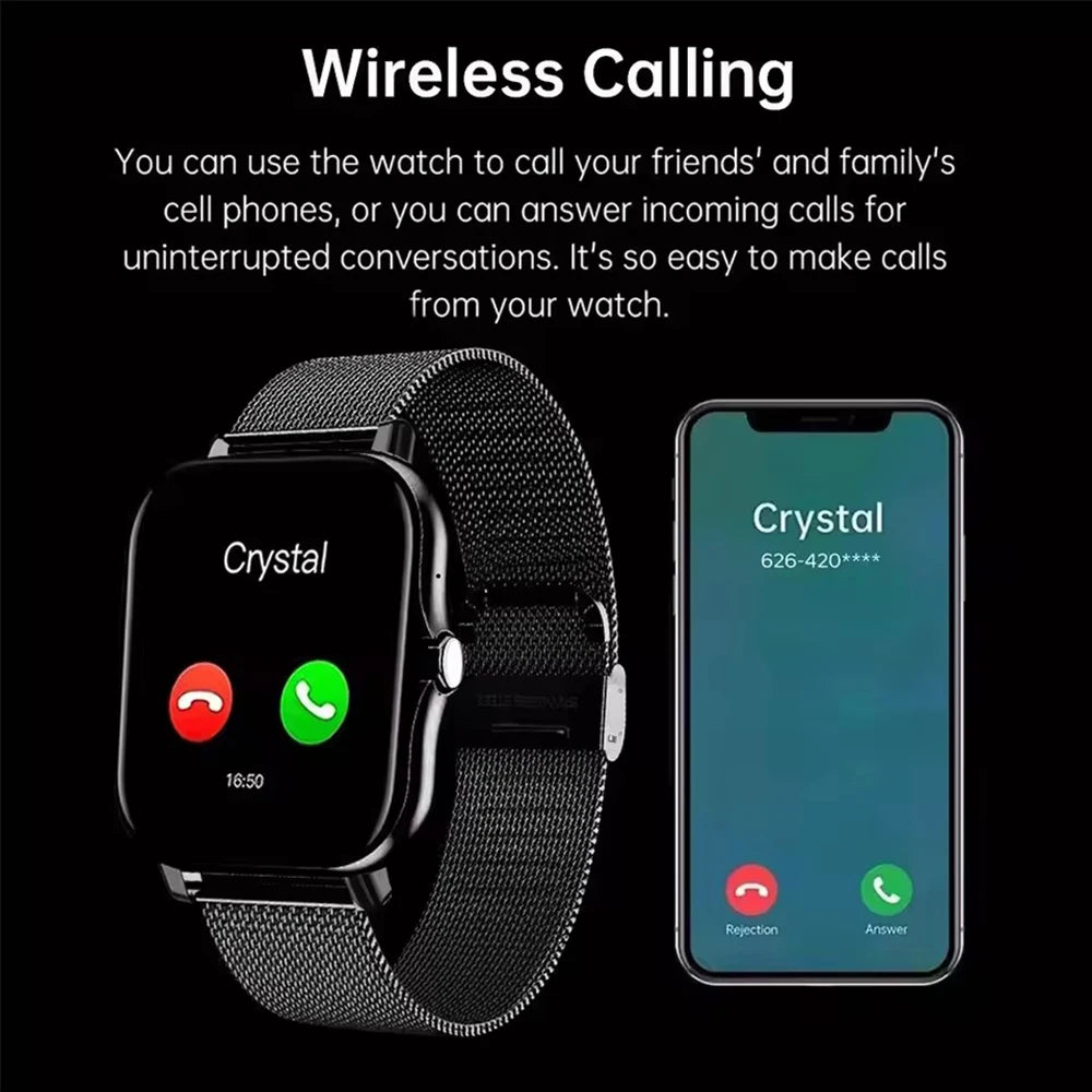 Smart Watch – 1.44" Color Screen with Bluetooth & Health Monitoring