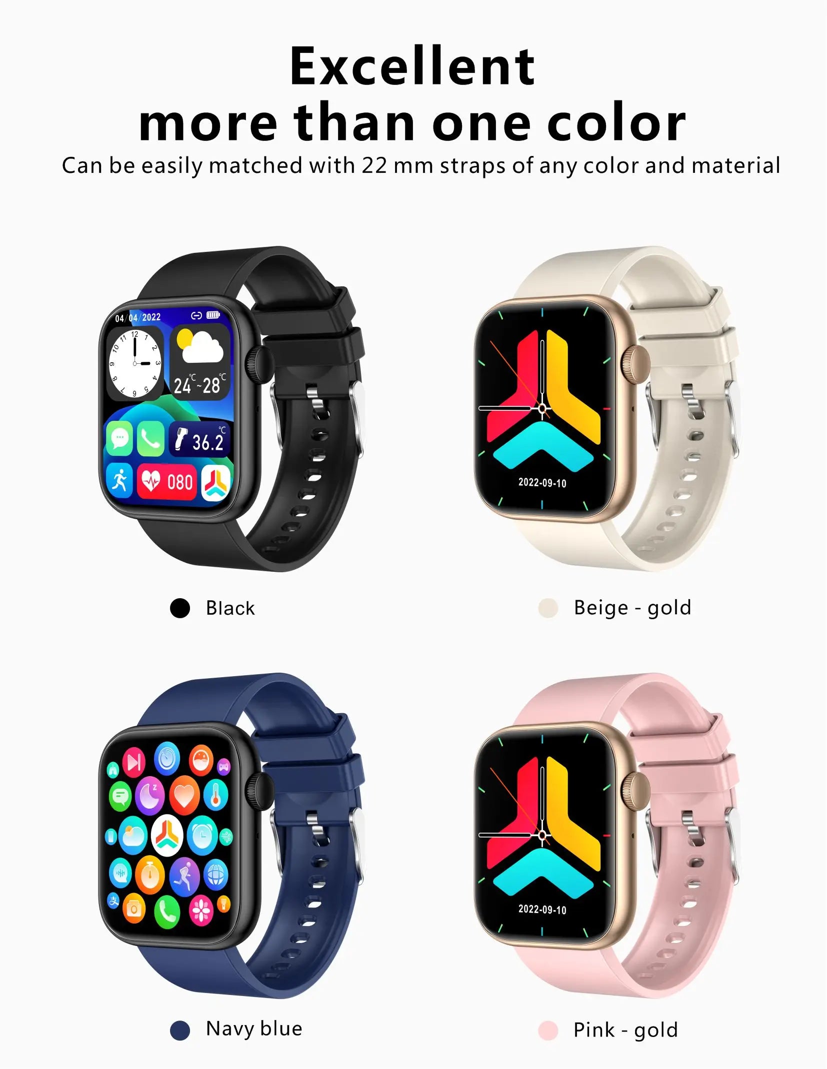 LIGE 2025 Smart Watch – Wireless Charging & Bluetooth Calls