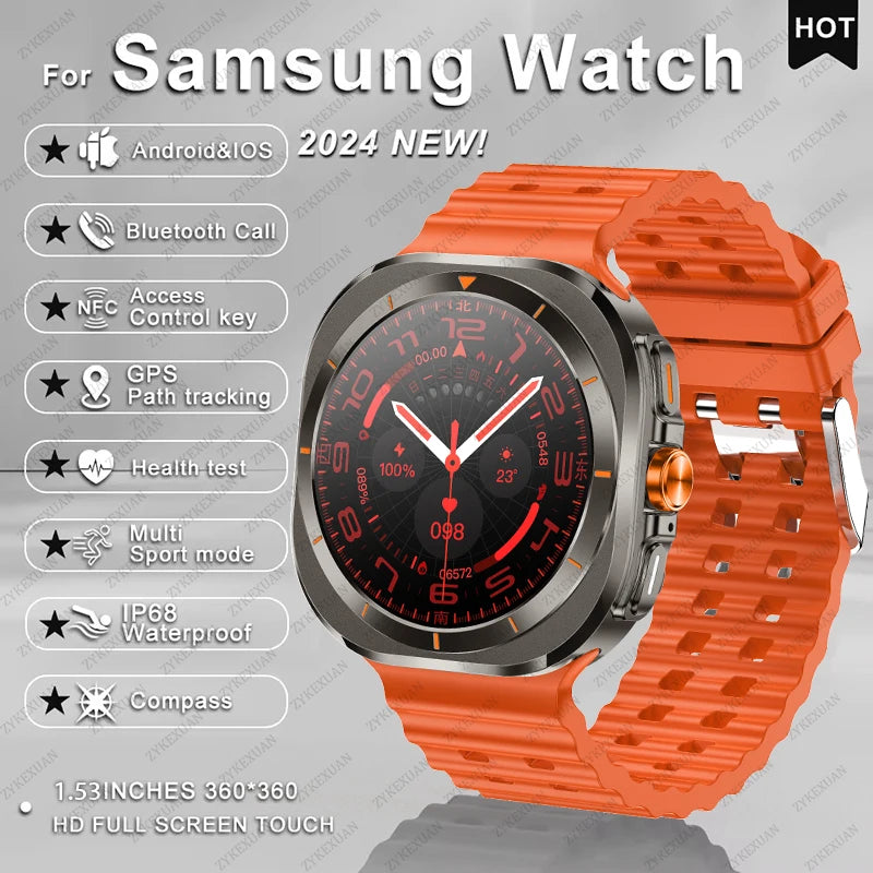 2025 Samsung Galaxy Watch 7 Ultra – AMOLED GPS Smartwatch