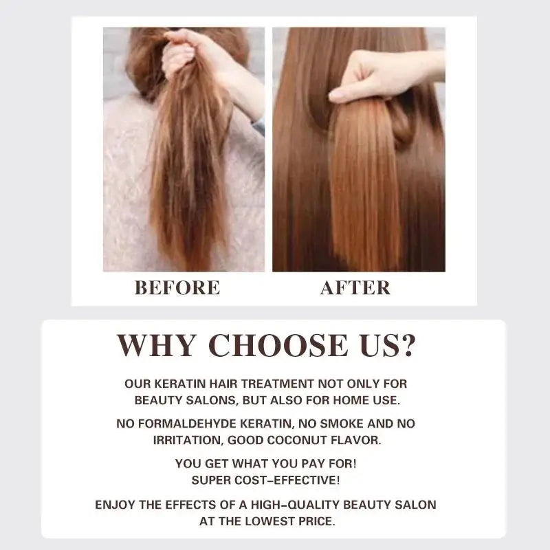 Keratin Hair Mask – 5s Repair & Hyaluronic Acid Deep Conditioner