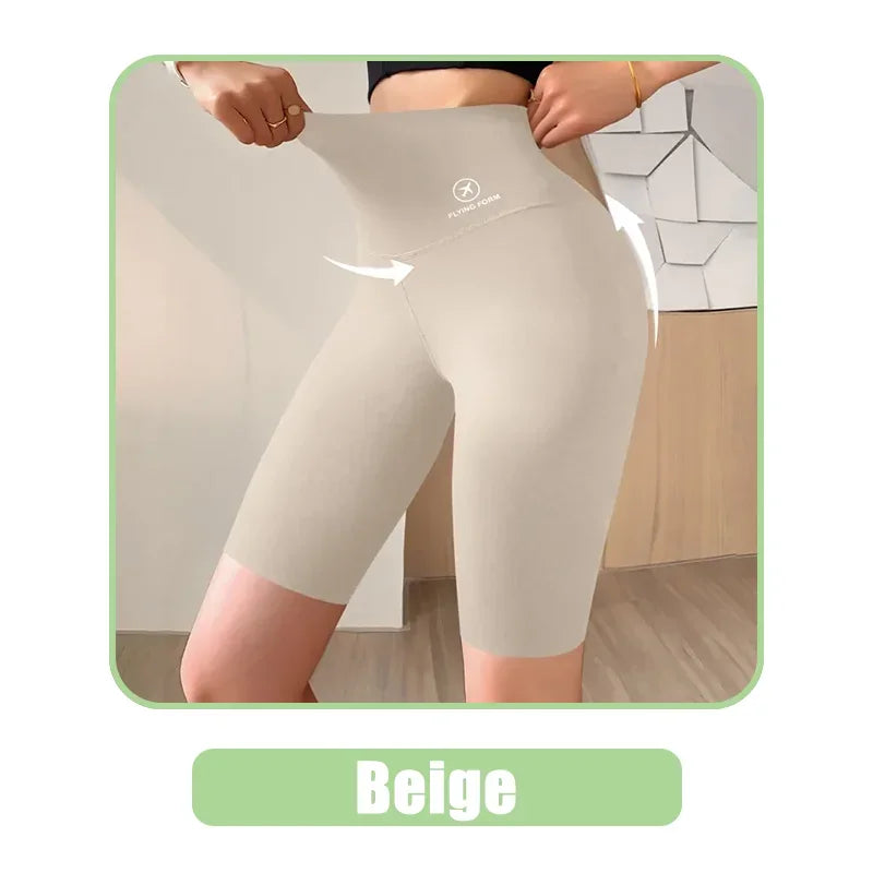 Women’s High Waist Sports Shorts – Push-Up Gym & Yoga Shorts