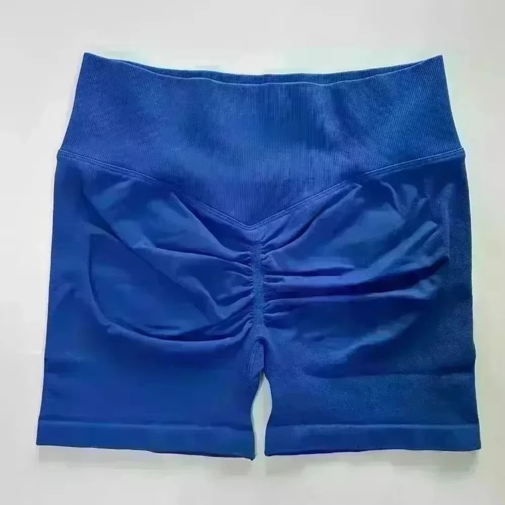 Peach Hip Lifting High Waist Sports Shorts – Slimming Fitness Pants