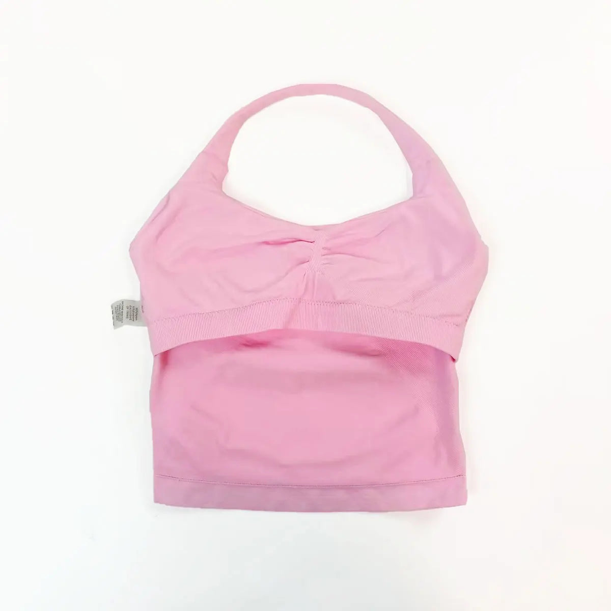NCLAGEN Halter Yoga Tank – Removable Pad Fitness Sports Bra