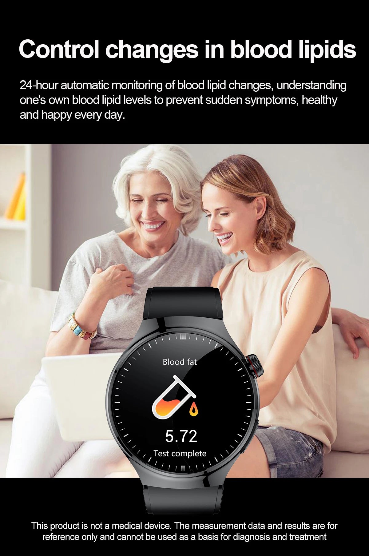 2025 Nursing Grade Smart Watch – Health Monitoring & Bluetooth Call