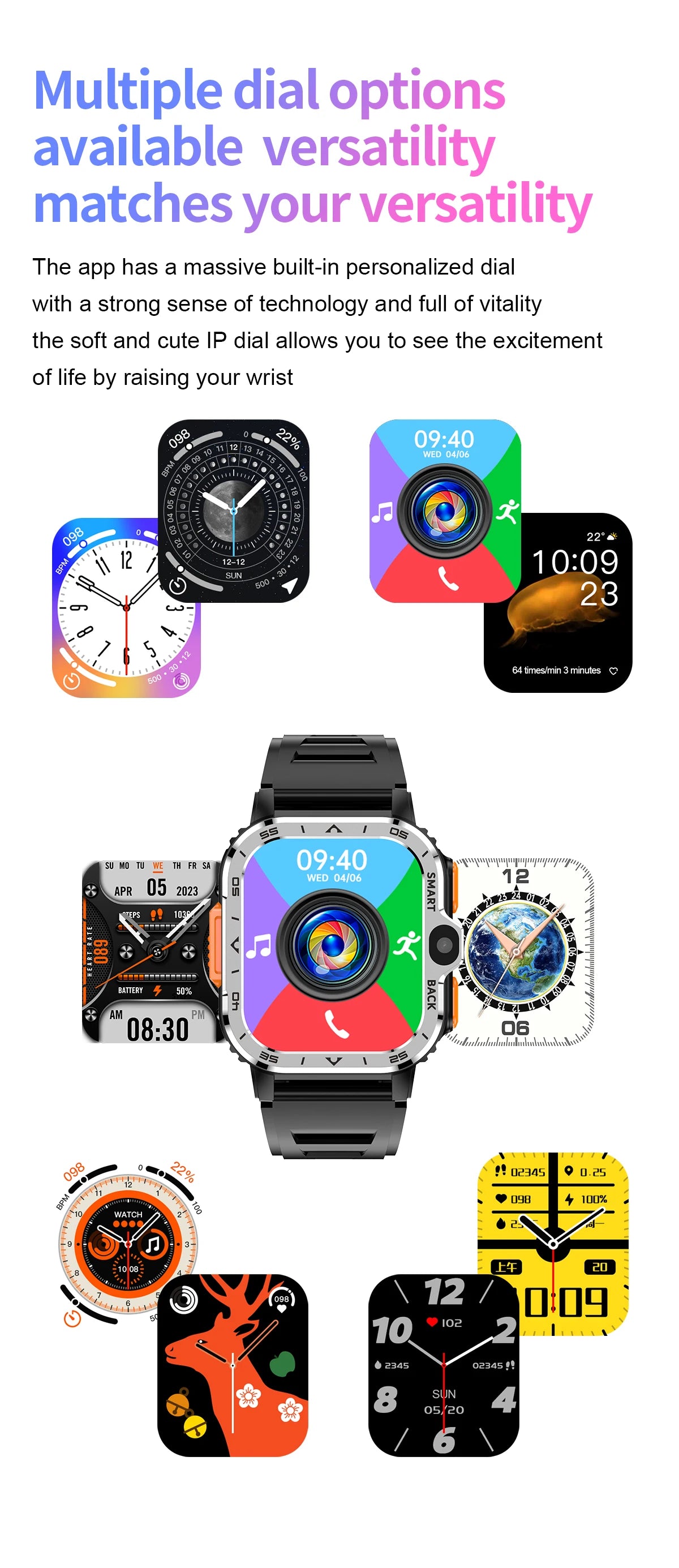 Valdus PGD Android Smart Watch for Men & Women