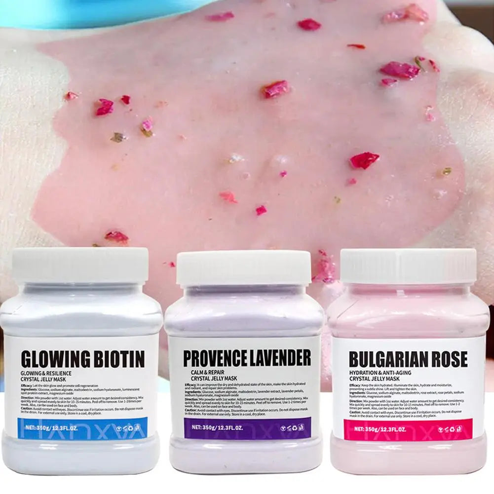 Professional Rose Jelly Mask – Hydrating Peel Off Face Mask Powder